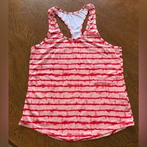 Zyia Red Striped Tank Top